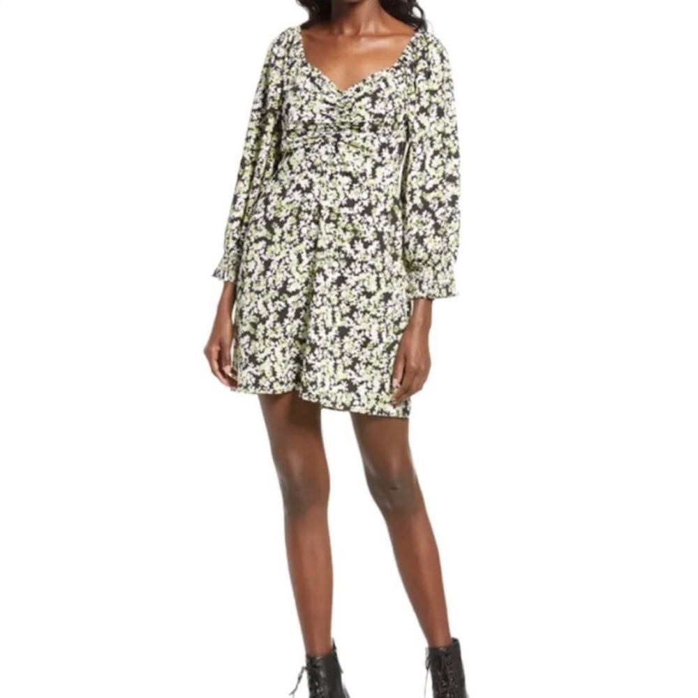 Vero Moda - Long Sleeve Floral Dress
